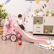preview thumbnail 3 of 12, Costway 4 in 1 Foldable Baby Slide Toddler Climber Slide PlaySet w/ - See details