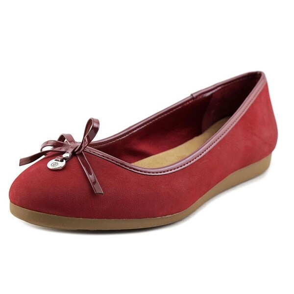 Giani Bernini Odeysa Women W Round Toe Suede Red Loafer