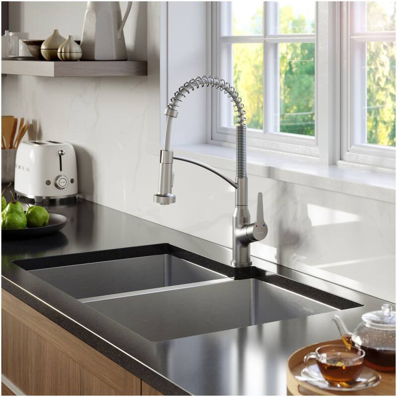 Karran USA EL-78L-PK1 Elite 33" Undermount Double Basin Stainless