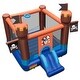 preview thumbnail 9 of 20, Pirate-Themed Inflatable Bounce Castle with Large Jumping Area
