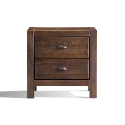 Montauk Solid Wood 2-drawer Nightstand