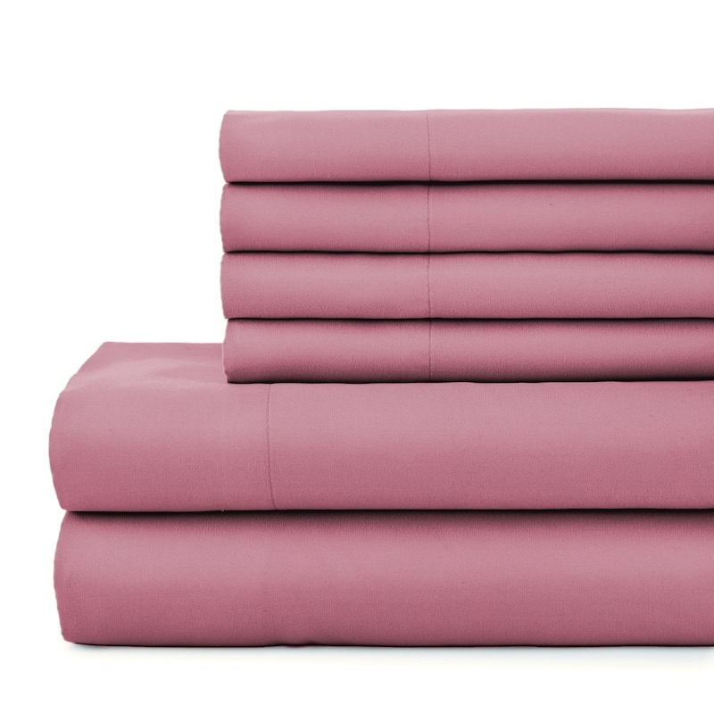 Adjustable Mattress Split King Ultra-Soft 7-piece Bed Sheet Set