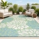 preview thumbnail 4 of 200, JONATHAN Y Floral Textured Weave Indoor/Outdoor Area Rug