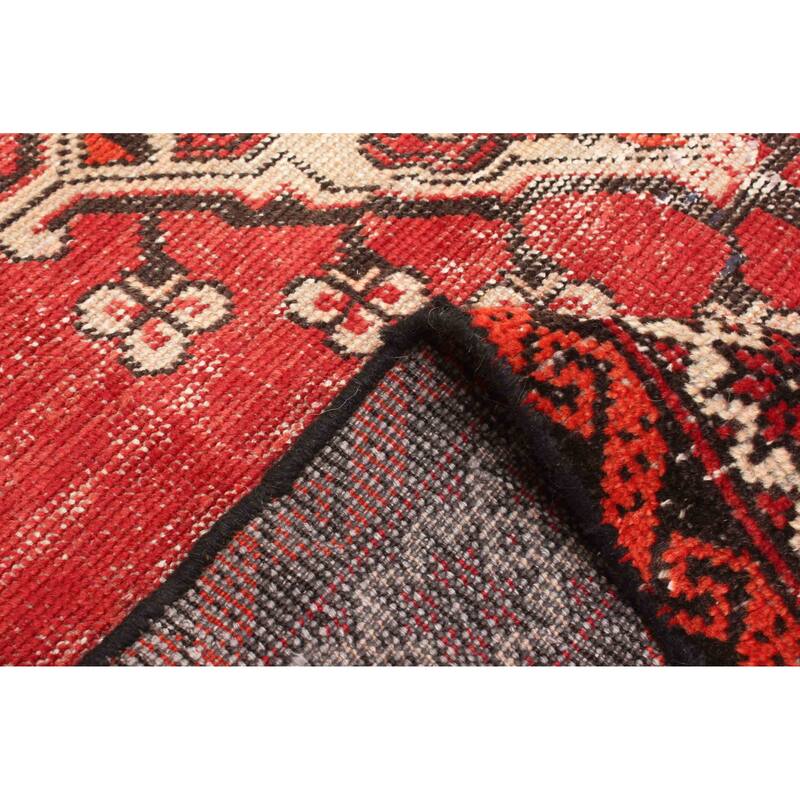 ECARPETGALLERY Hand-knotted Antalya Vintage Red Wool Rug - 3'9 x 6'5