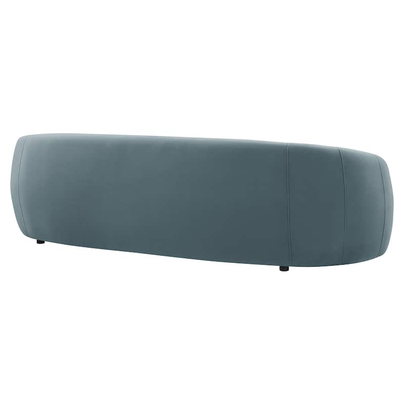 Contessa Curved Performance Velvet Sofa