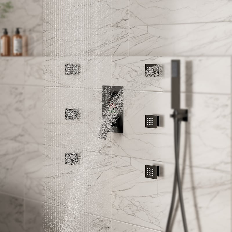 2" Classic Body Spray with Self-Cleaning Nozzles - Wall-Mount Body Jet, 1 Piece (Valve Not Included) - 2" x 2"