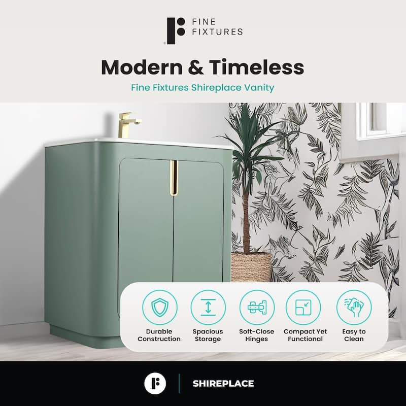 Fine Fixtures Shireplace Bathroom Vanity with Sink