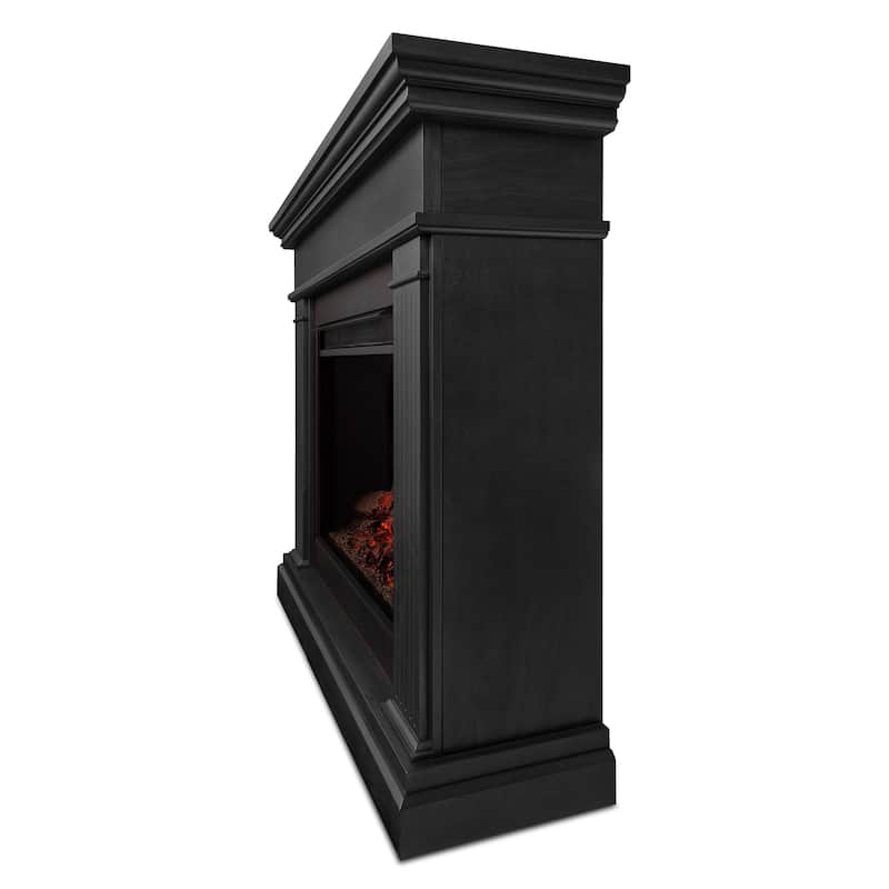 Centennial 55.5" Electric Grand Fireplace in Black by Real Flame