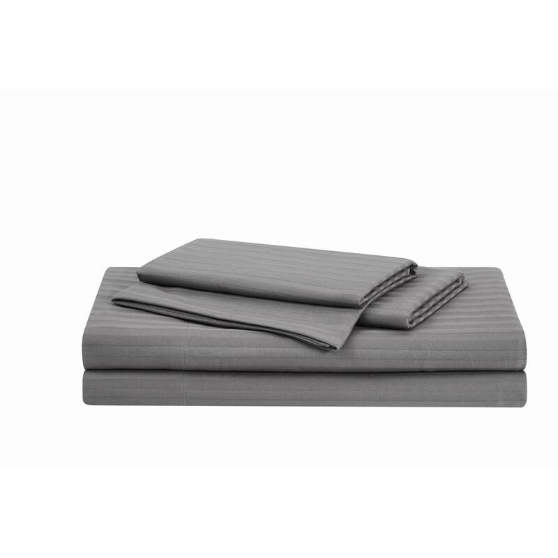 Royal Velvet Signature Dobby Stripe Sheet Set