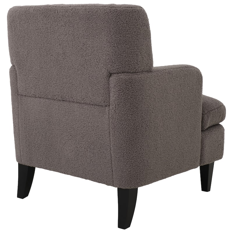 Brown 35.25" Upholstered Arm Chair