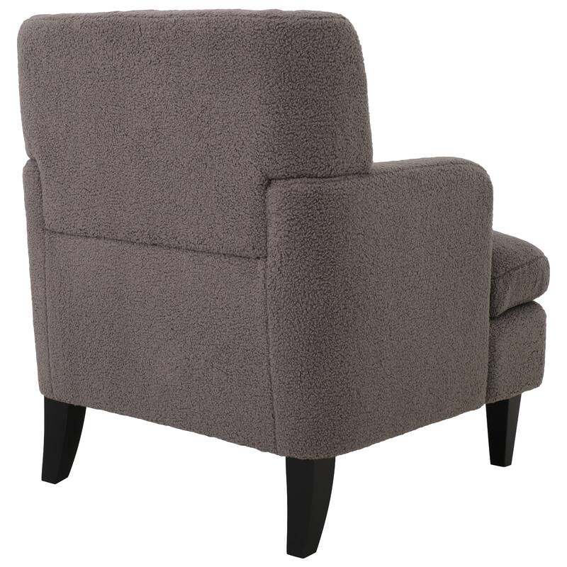 Teddy Fabric Tufted Accent Chair with 400lb Weight Capacity