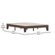 preview thumbnail 25 of 72, Wood Platform Bed with 14 Wooden Support Slats