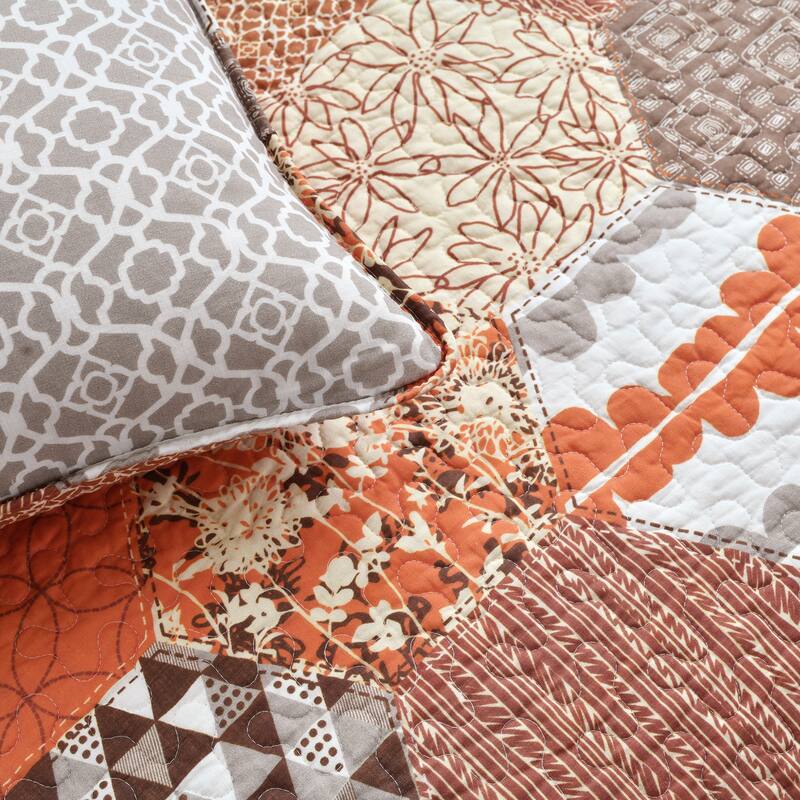 Lush Decor Briley 3-piece Quilt Set