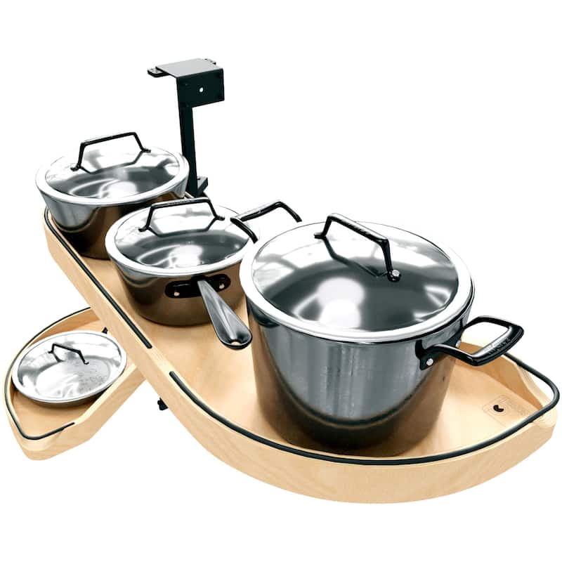 Rev-A-Shelf 487CC-12-L Craftsman 33-1/16" Wide Designer Left Blind