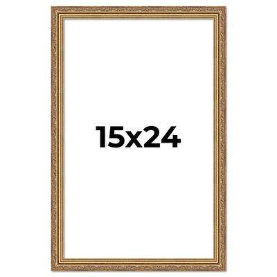 15x24 Frame Red Solid Wood Picture Frame Width 1.75 Inches | Interior Frame Depth 1 13/16 Inches