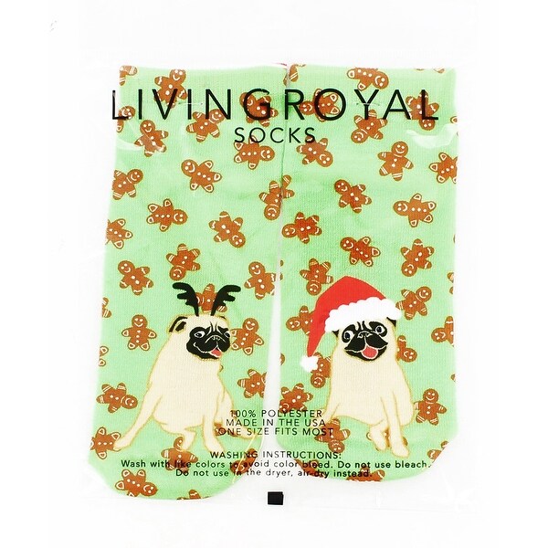 Christmas Pugs Ankle Socks - Multi