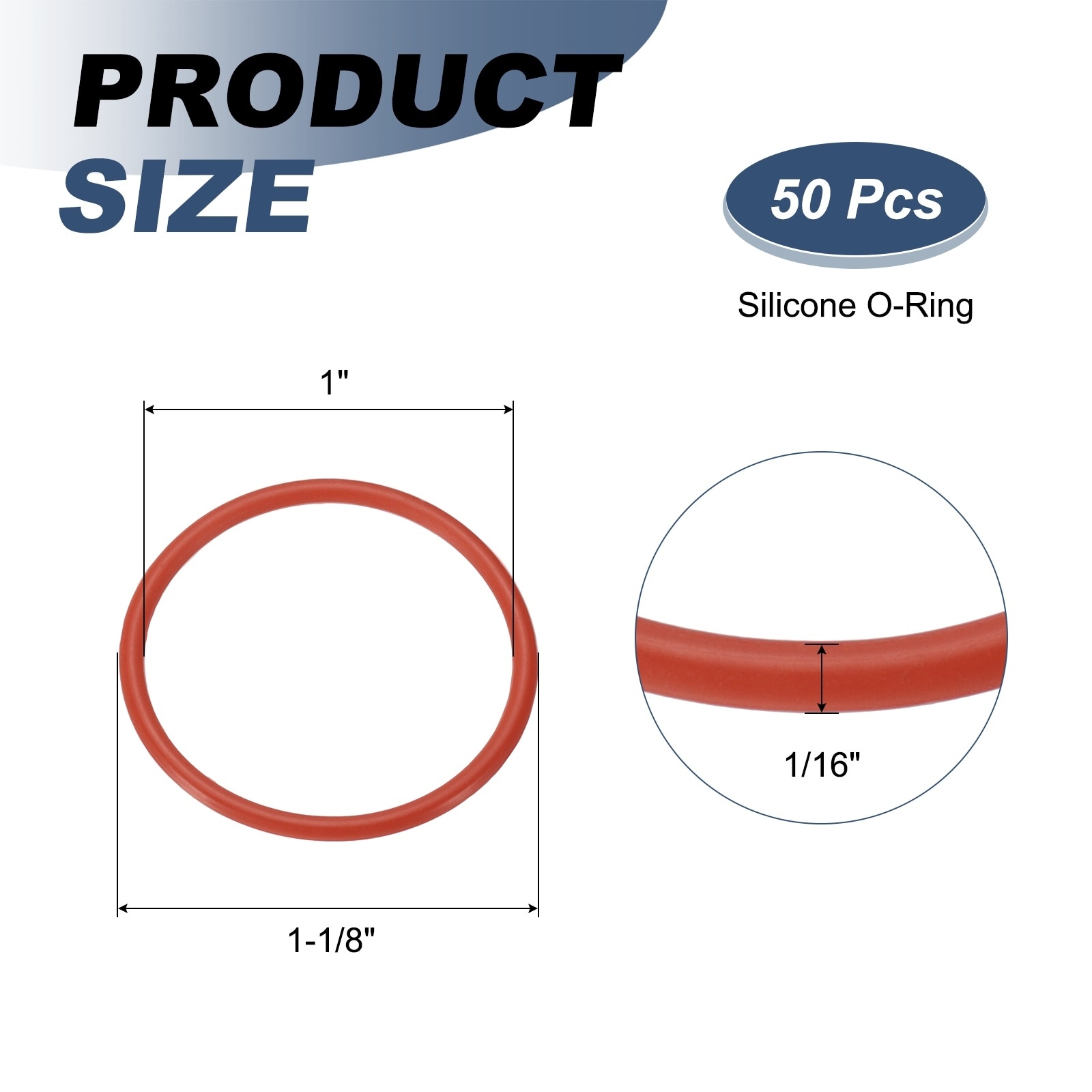 Silicone O-Ring, Sealing Gasket for Automotive Machine Pipe Valves