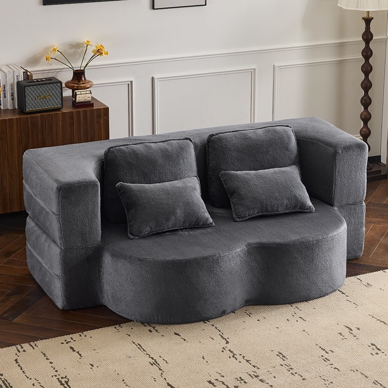 Luxury Sleeper Sofa Bed with Soft Cushion - Ultimate Comfort for Your Home
