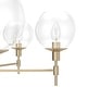 preview thumbnail 7 of 12, Hunter Xidane Metal and Glass Orb Chandelier - Entry, Kitchen or Dining Room Table, Bedroom - Mid-Century Modern, Transitional