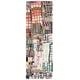 preview thumbnail 18 of 23, SAFAVIEH Aspen Ellada Bohemian Abstract Wool Rug 2'3" x 11' Runner - Ivory/Black - Runner