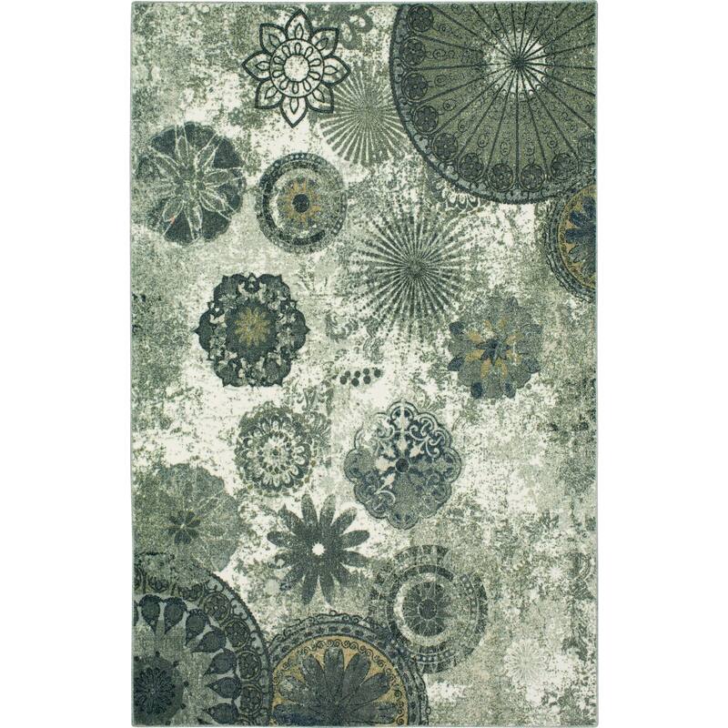 Porch & Den Bexley Floral Medallion Area Rug