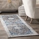 preview thumbnail 55 of 80, Nuloom Verona Vintage Persian Area Rug 2'8" x 8' Runner - Blue Grey