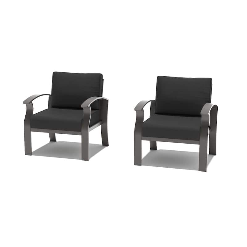 Aluminum Patio Furniture Set with FirePit Ottomans Swivel Chairs,Sectional Sofa with Thick Seat Cushions for Porch Garden