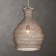 preview thumbnail 2 of 8, Uttermost Murmur Woven Brass 1 Light Pendant - N/A