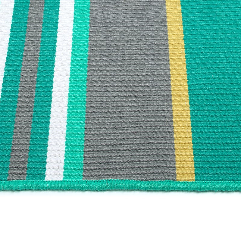 Voavah Teal Hand-Made Flatweave Indoor/Outdoor Area Rug
