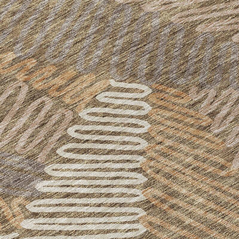 HomeRoots Floral Transitional Rectangle Outdoor Rug