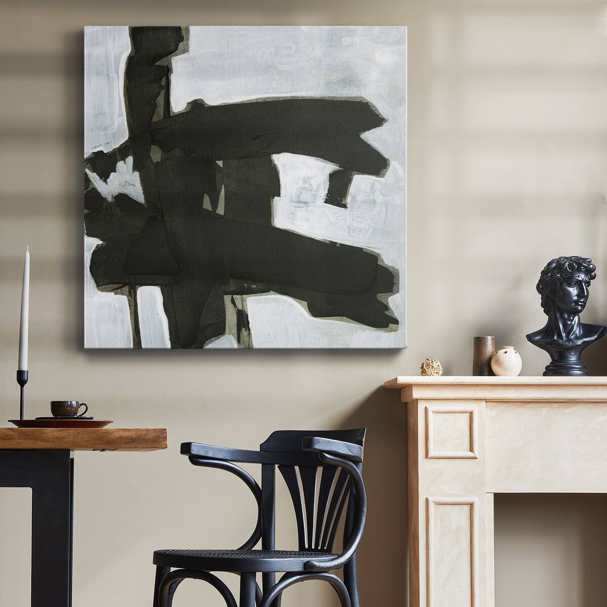 Ode an Kline VIIPremium Gallery Wrapped Canvas Ready to Hang Bed