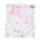 preview thumbnail 6 of 7, Lambs & Ivy Jazzy Jungle White Fleece Safari Animals Soft Baby Blanket
