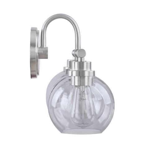 Aspen Creative Bathroom Vanity 3 Lights Fixture, Brushed Nickel - Brushed Nickel