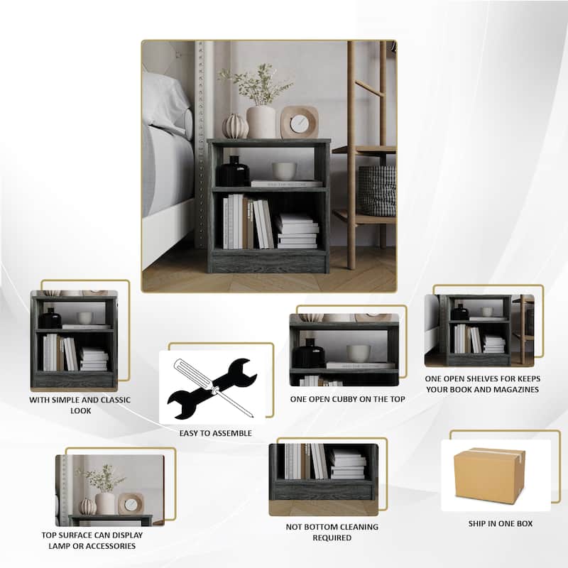 CraftPorch Classic and Simple Modern Nightstand