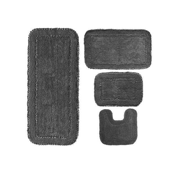 Shop Radiant 4 Piece Set Bath Rug 17 X24 21 X34 21 X54 20 X20 Overstock 31576008