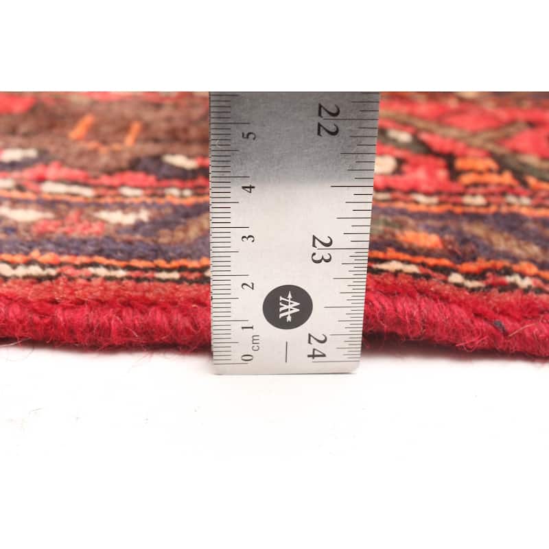 ECARPETGALLERY Hand-knotted Andelz Dark Red Wool Rug - 3'10 x 6'5