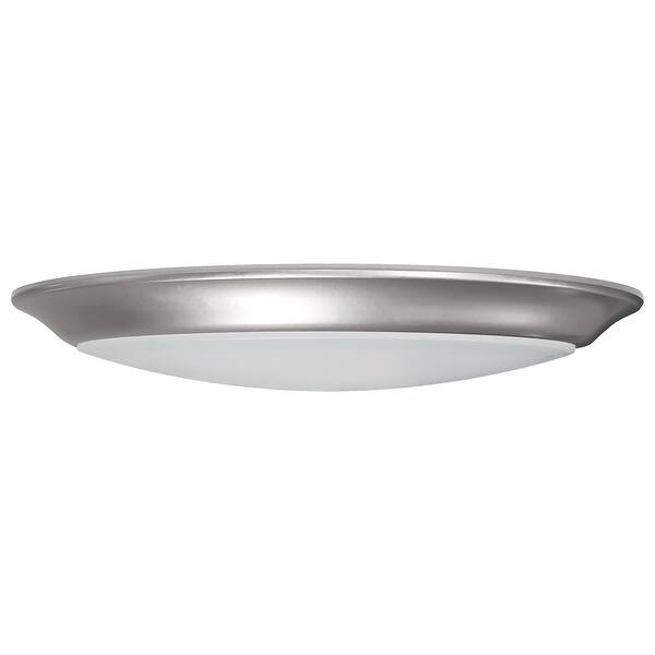 10 inch LED Disk Light 3000K 6 Unit Contractor Pack Brushed Nickel ...