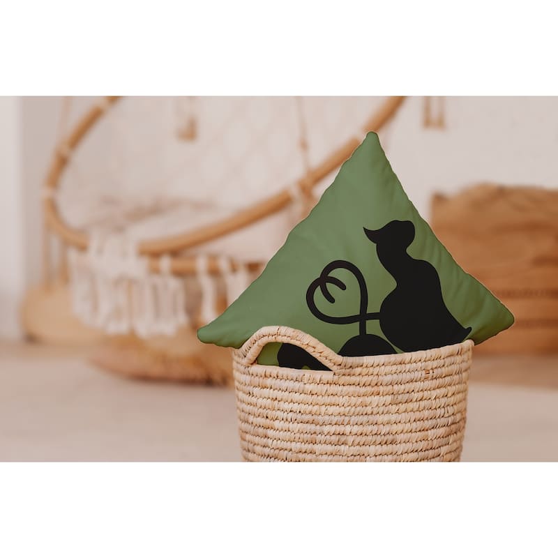 Conniving Cats Decorative Throw Pillow