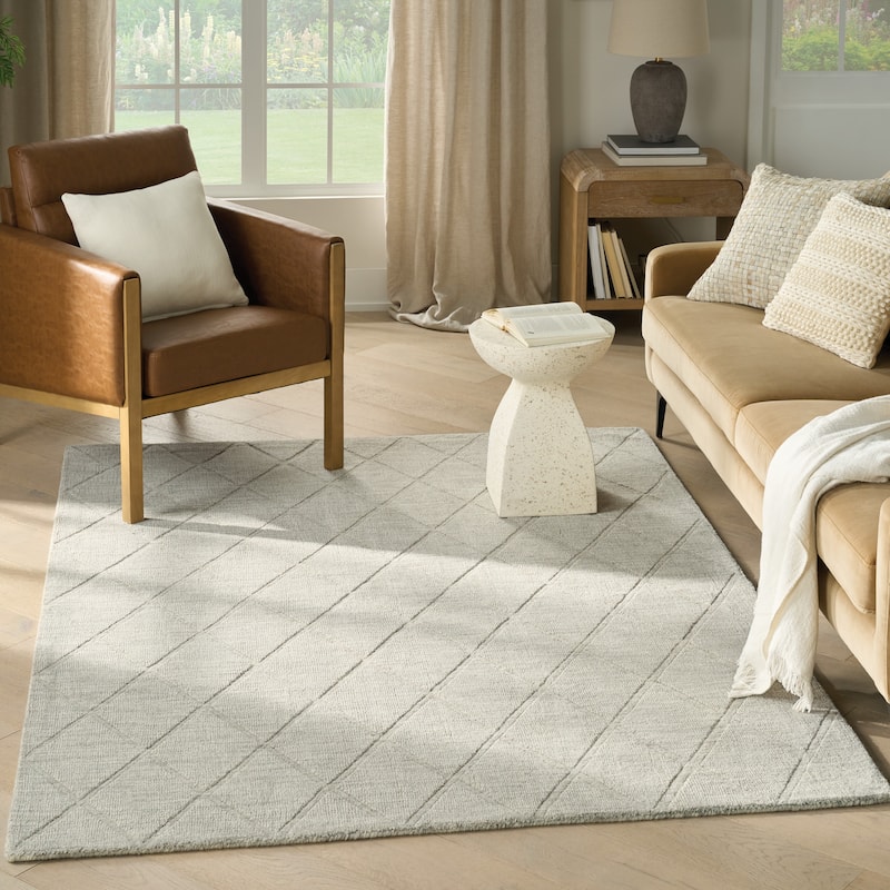 Nourison Wool Haven Indoor only Diamond Wool Area Rug