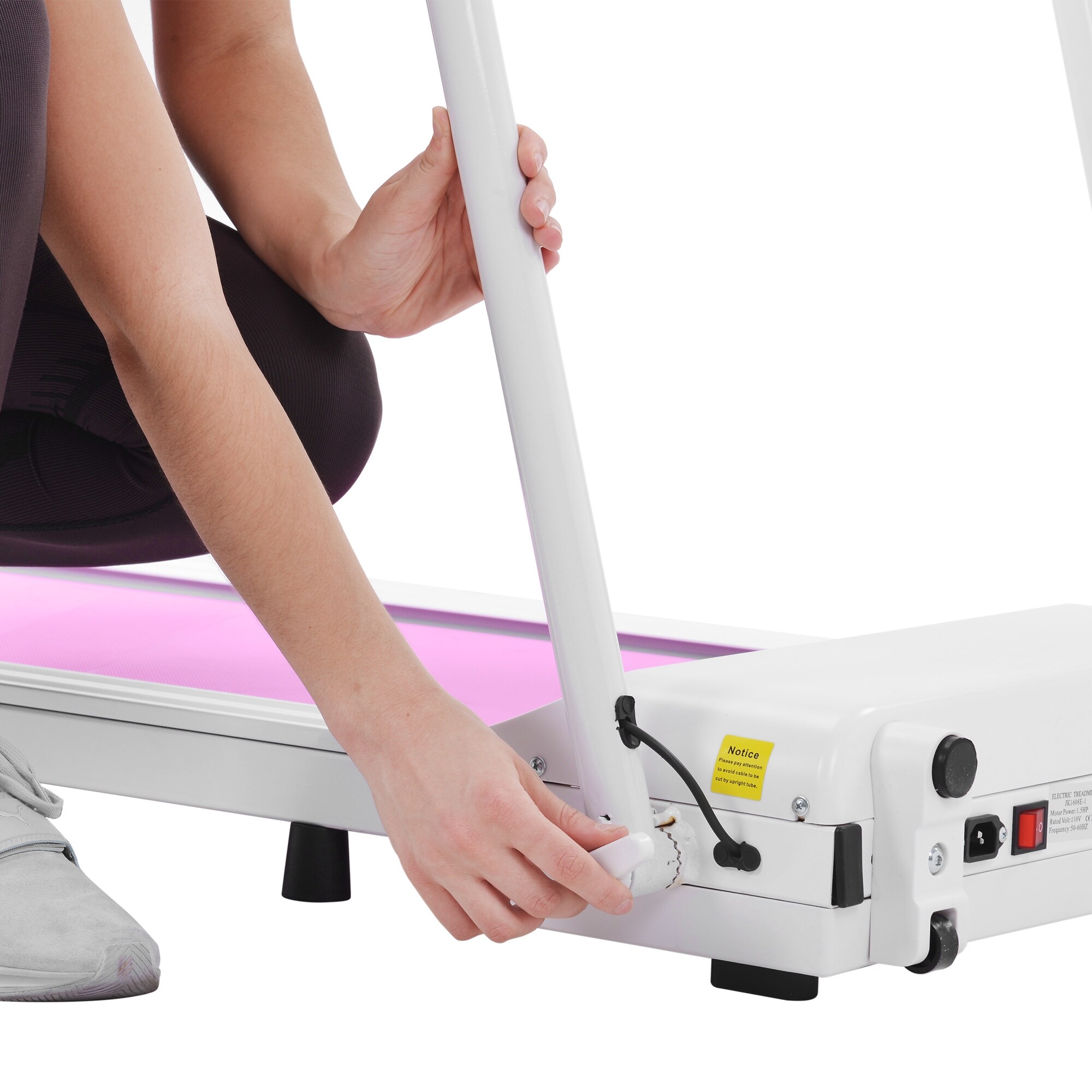 Confidence fitness outlet treadmill pink