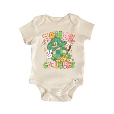 Howdy Go Lucky St. Patrick's Day - Baby Boy Girl Clothes Infant Bodysuit Funny Cute