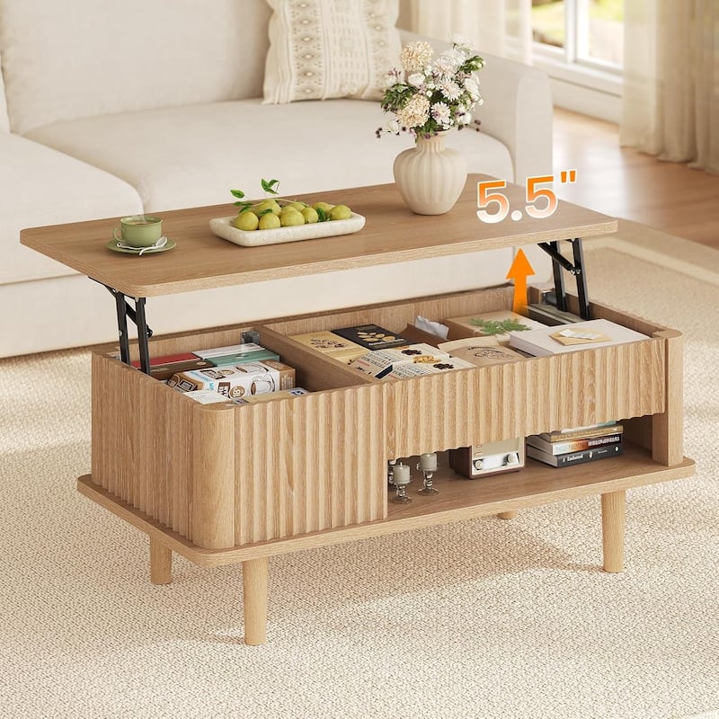 Lift Top Coffee Table Storage Center Table Almost no assembly required