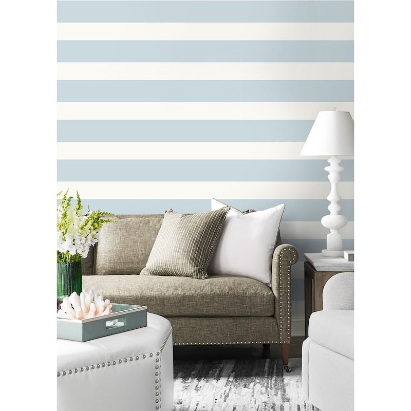 Luxe Haven Designer Stripe Peel and Stick Wallpaper