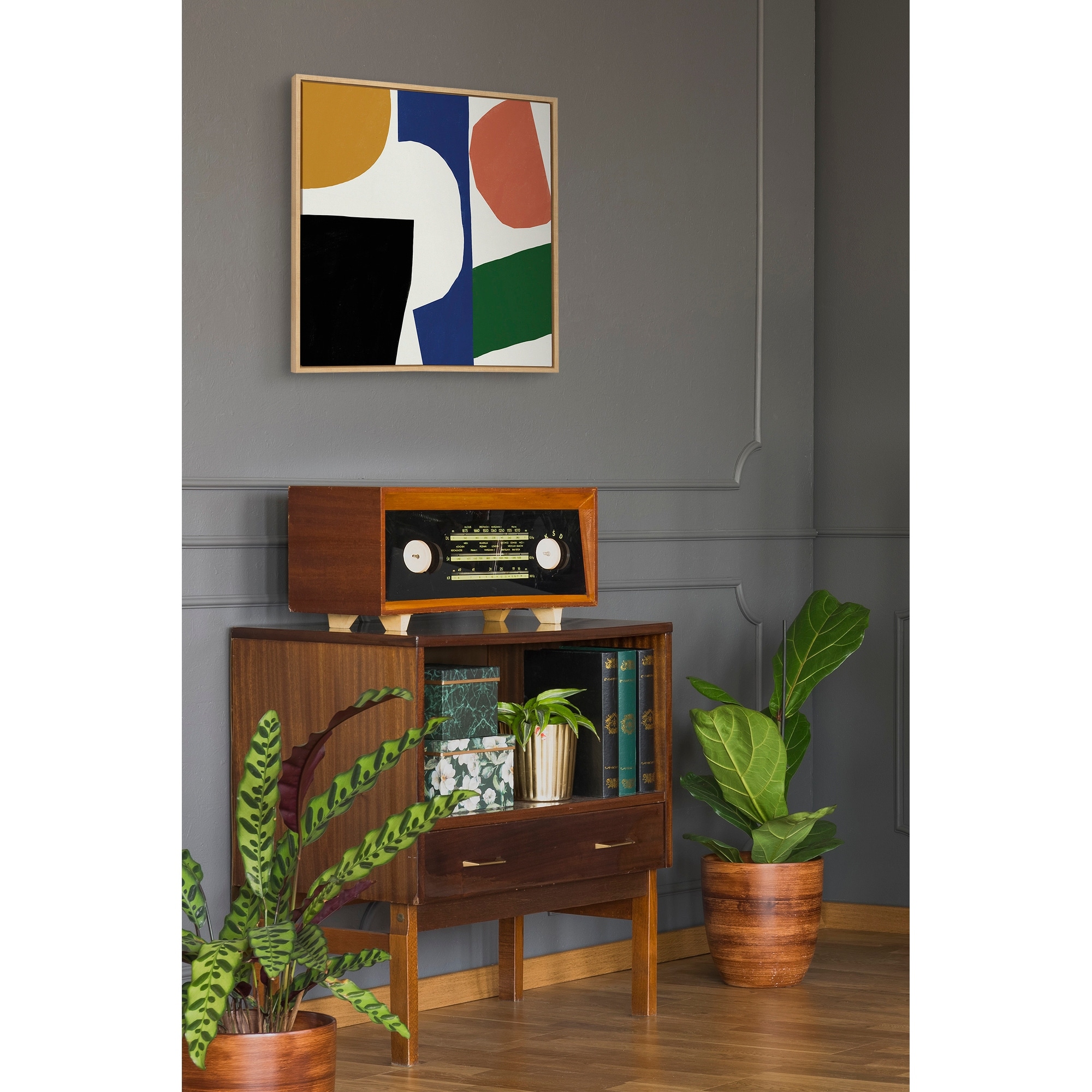 Kate and Laurel Sylvie Collage Abstract Frame Canvas by Marcello Velho  Bed Bath  Beyond 36063431
