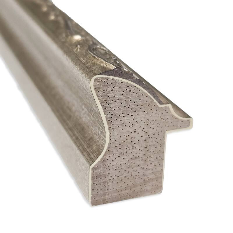 Ferris Wheel No. 5 by Rachel Lee 3 Birdies Studio Wood Framed Wall Art Print - Mila Dark Silver