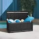 Lacoo 100-120 Gallon Patio Storage Box All Weather Plastic Deck Box
