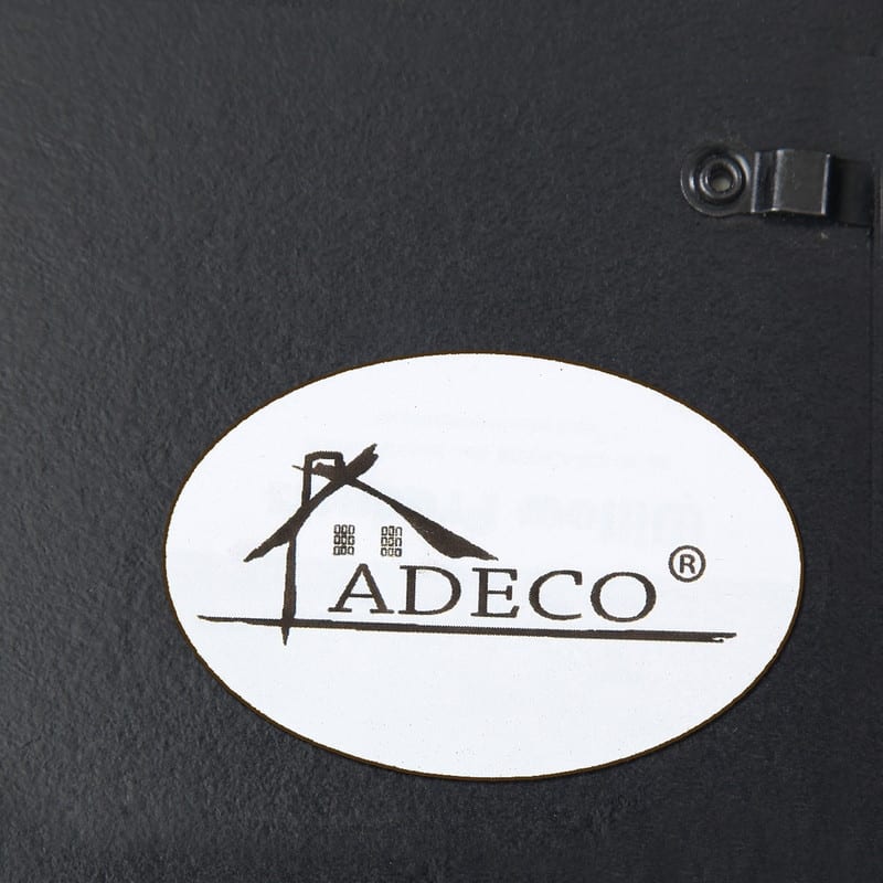 ADECO Photo Frame 28 Opening Black Wood Wall Hanging Collage Clustered