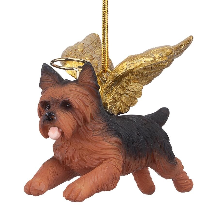dog angel ornament