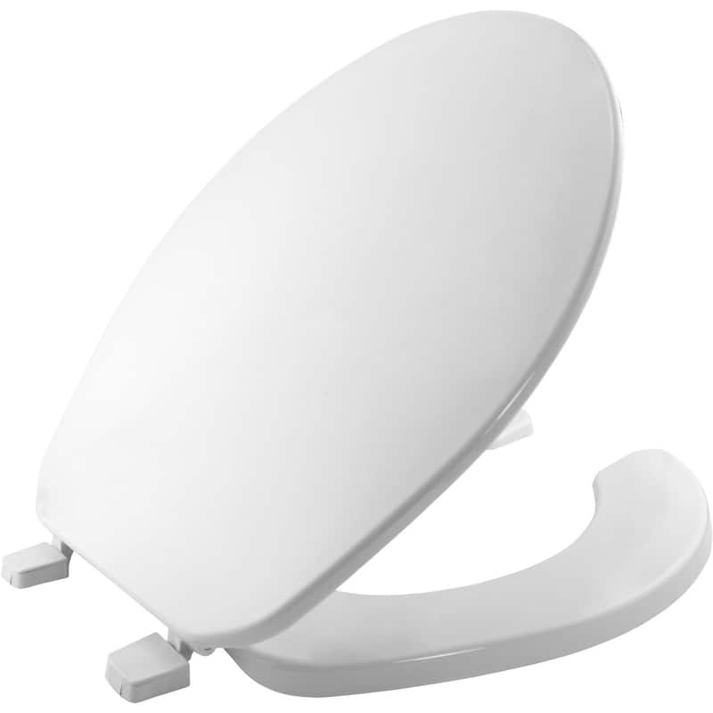 Bemis 75 Plastic Round Toilet Seat - 15.13" x 1.77" x 18.75"