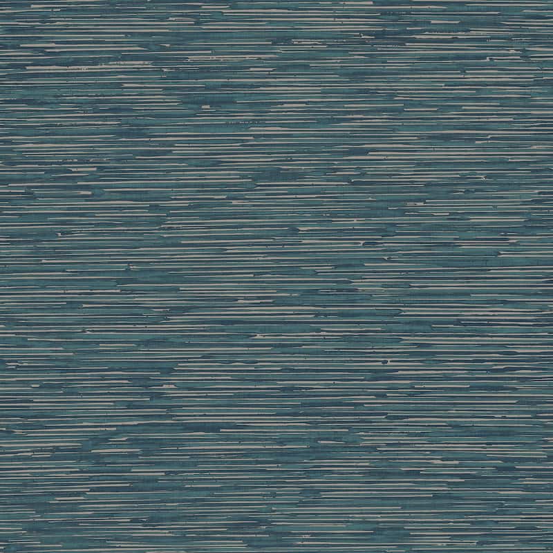 Galerie Wallcoverings TexStyle Collection Striping Effect Non-woven Metallic Wallpaper Roll - 33 feet x 21 inches - Navy
